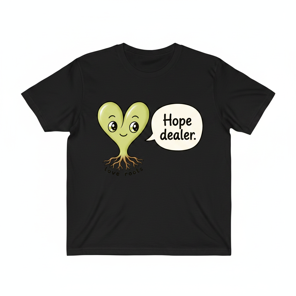 Hope Dealer black unisex t-shirt – Love Roots